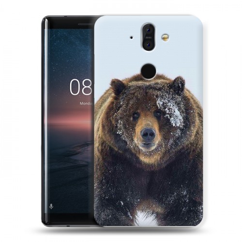 Дизайнерский пластиковый чехол для Nokia 8 Sirocco Медведь