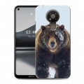 Дизайнерский пластиковый чехол для Nokia 3.4 Медведь
