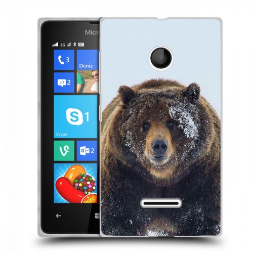 Дизайнерский пластиковый чехол для Microsoft Lumia 435 Медведь