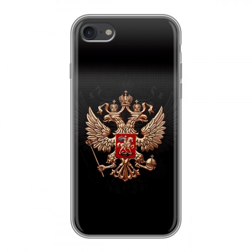 Дизайнерский силиконовый чехол для Iphone 7 Герб России