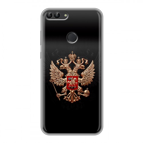 Дизайнерский силиконовый чехол для Huawei P Smart Герб России