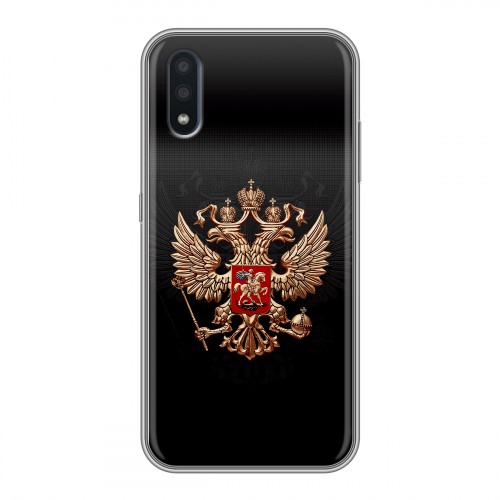 Дизайнерский силиконовый чехол для Samsung Galaxy M01 Герб России