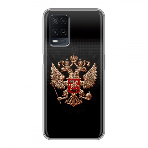Дизайнерский силиконовый чехол для OPPO A54 Герб России