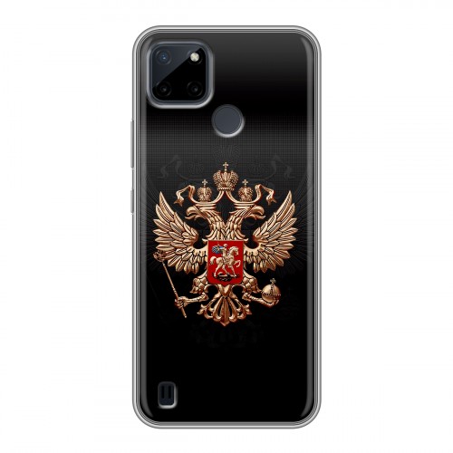 Дизайнерский силиконовый чехол для Realme C21Y Герб России