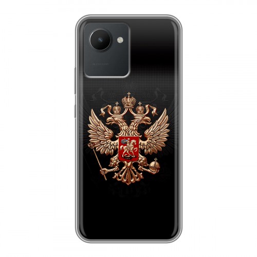 Дизайнерский силиконовый чехол для Realme C30 Герб России