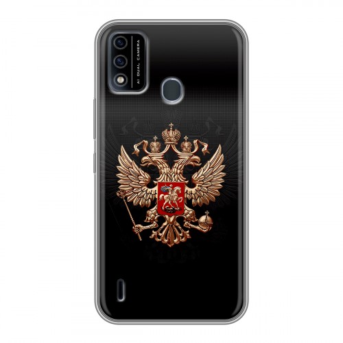 Дизайнерский силиконовый чехол для Itel A48 Герб России