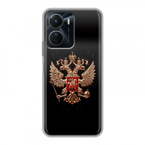 Дизайнерский силиконовый чехол для Vivo Y16 Герб России