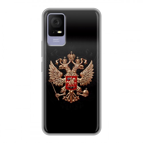 Дизайнерский силиконовый чехол для TCL 405 Герб России