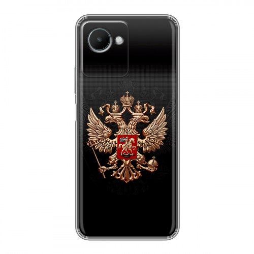 Дизайнерский силиконовый чехол для Realme C30s Герб России