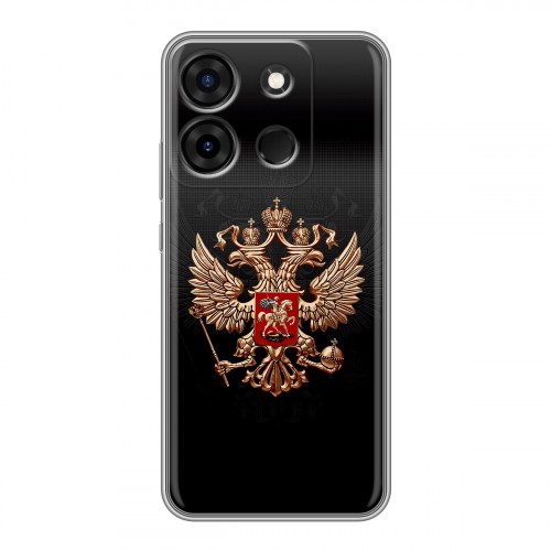 Дизайнерский силиконовый чехол для Infinix Smart 7 Герб России