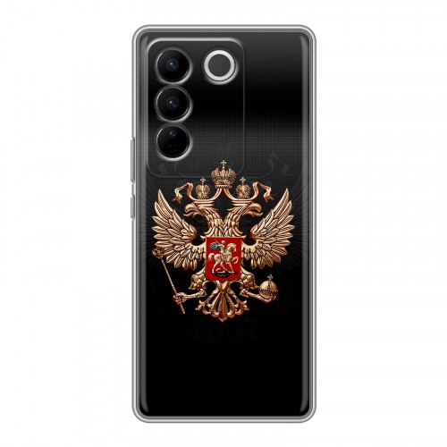 Дизайнерский силиконовый чехол для Vivo V27 Герб России