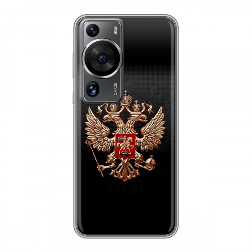 Дизайнерский силиконовый чехол для Huawei P60 Герб России