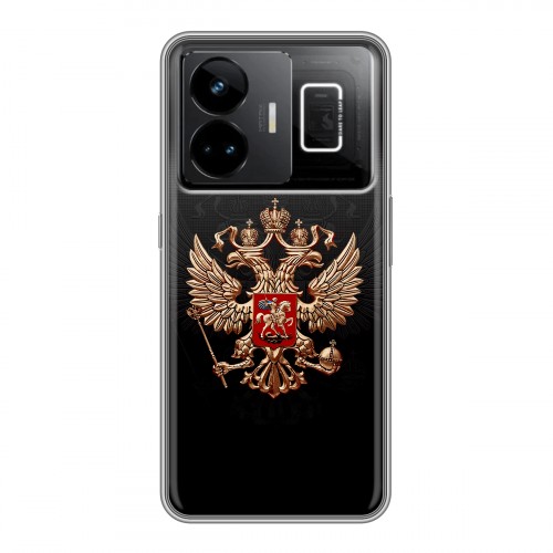 Дизайнерский силиконовый чехол для Realme GT3 Герб России
