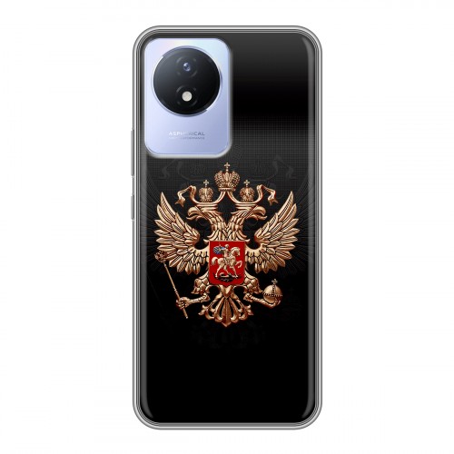 Дизайнерский силиконовый чехол для Vivo Y11 (2023) Герб России