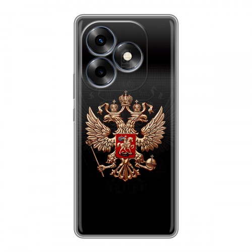 Дизайнерский силиконовый чехол для Itel S23 Plus Герб России