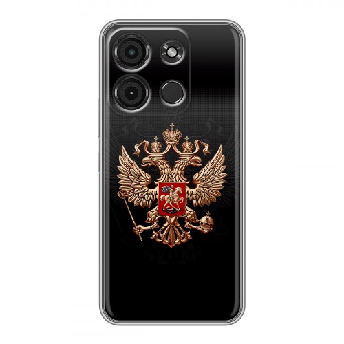 Дизайнерский силиконовый чехол для Itel A60s Герб России