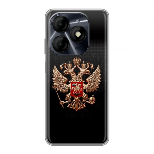 Дизайнерский силиконовый чехол для Itel P55 4G Герб России