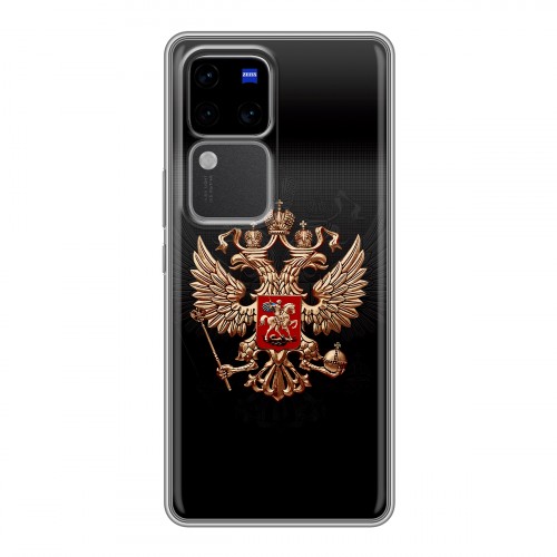 Дизайнерский силиконовый чехол для Vivo V30 Pro Герб России