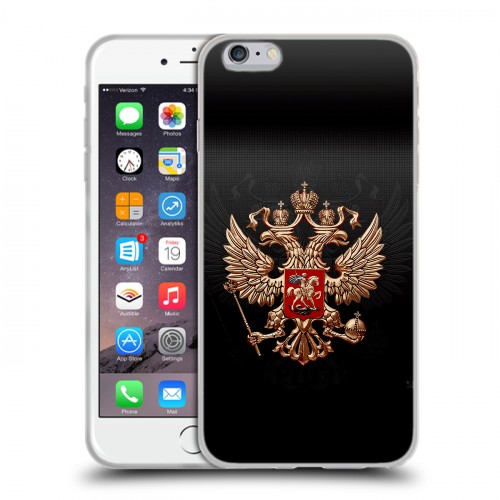 Дизайнерский силиконовый чехол для Iphone 6 Plus/6s Plus Герб России