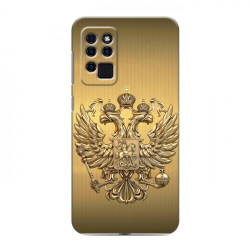 Дизайнерский силиконовый чехол для BQ 6430L Aurora Флаг и герб России