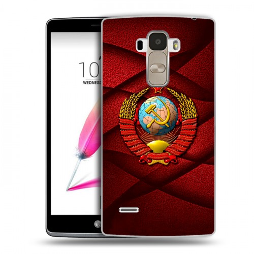 Дизайнерский пластиковый чехол для LG G4 Stylus Герб СССР