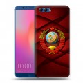 Дизайнерский пластиковый чехол для Huawei Honor View 10 Герб СССР