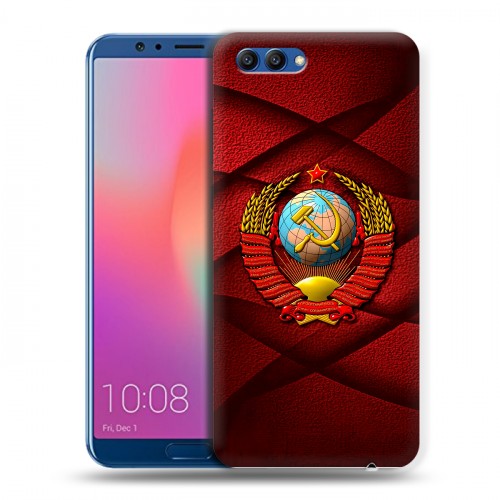 Дизайнерский пластиковый чехол для Huawei Honor View 10 Герб СССР