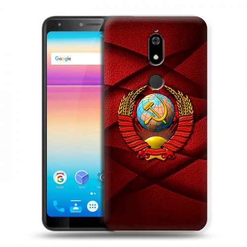 Дизайнерский силиконовый чехол для BQ Space X Герб СССР