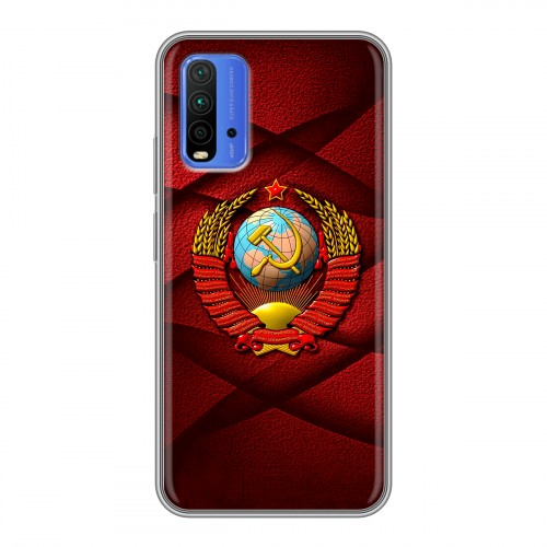 Дизайнерский силиконовый чехол для Xiaomi RedMi 9T Герб СССР