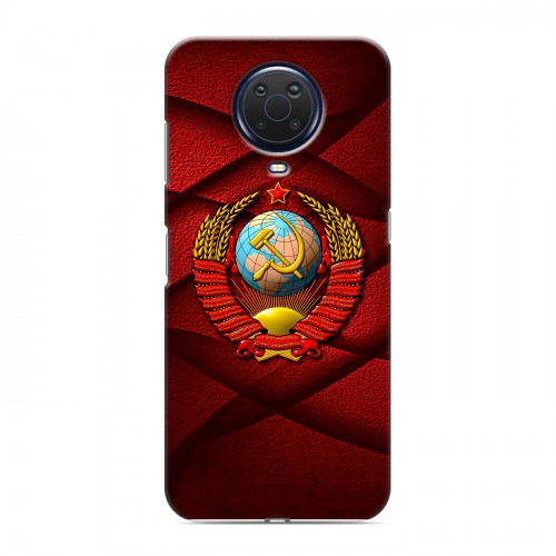Дизайнерский силиконовый с усиленными углами чехол для Nokia G20 Герб СССР