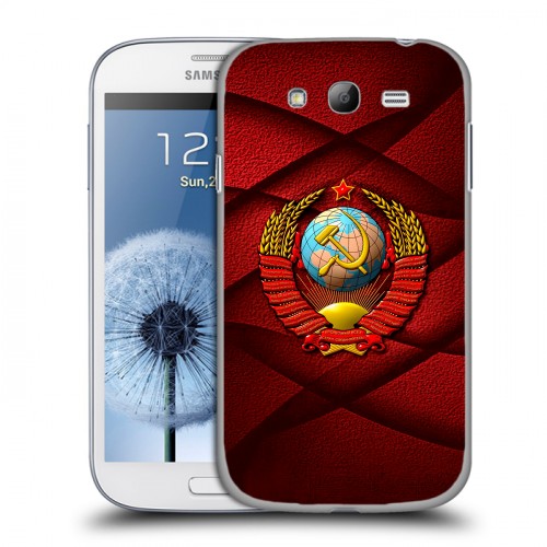 Дизайнерский пластиковый чехол для Samsung Galaxy Grand Герб СССР