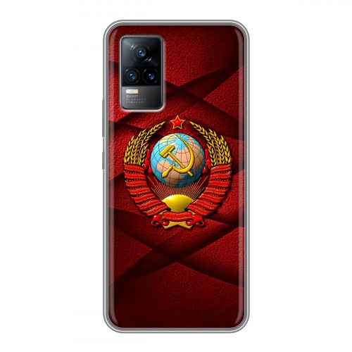 Дизайнерский силиконовый чехол для Vivo V21e Герб СССР