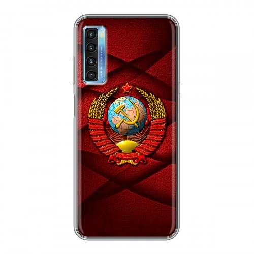 Дизайнерский силиконовый чехол для TCL 20L Герб СССР