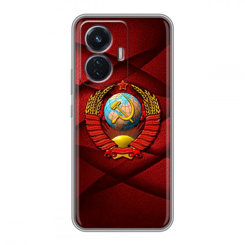 Дизайнерский силиконовый чехол для Vivo T1 Герб СССР