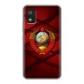 Дизайнерский силиконовый чехол для Itel A17 Герб СССР
