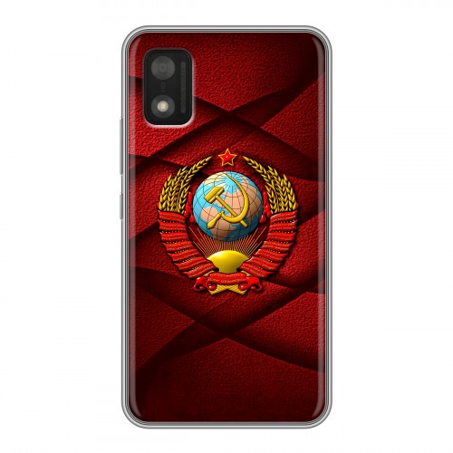 Дизайнерский силиконовый чехол для Itel A17 Герб СССР
