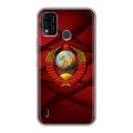 Дизайнерский силиконовый чехол для Itel A48 Герб СССР