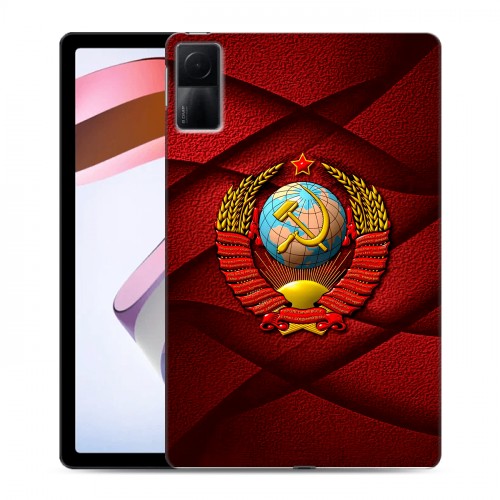 Дизайнерский силиконовый чехол для Xiaomi RedMi Pad Герб СССР