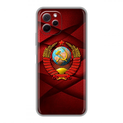 Дизайнерский пластиковый чехол для Huawei Nova Y61 Герб СССР