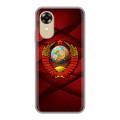 Дизайнерский силиконовый чехол для OPPO A17k Герб СССР