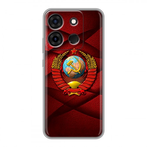 Дизайнерский силиконовый чехол для Infinix Smart 7 Герб СССР