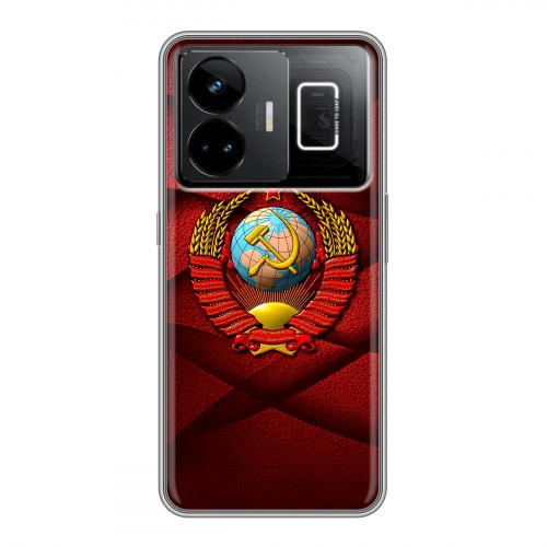 Дизайнерский силиконовый чехол для Realme GT3 Герб СССР
