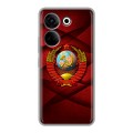 Дизайнерский силиконовый чехол для Tecno Camon 20 Герб СССР