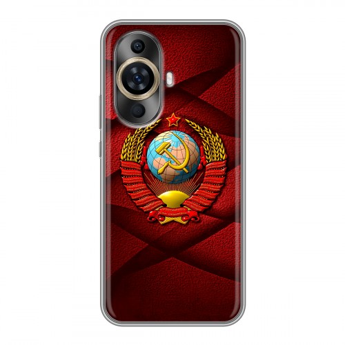 Дизайнерский силиконовый чехол для Huawei Nova 11 Герб СССР