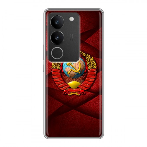 Дизайнерский силиконовый чехол для Vivo S17 Герб СССР
