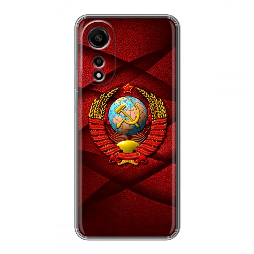Дизайнерский силиконовый чехол для OPPO A78 4G Герб СССР