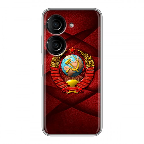 Дизайнерский силиконовый чехол для ASUS ZenFone 9 Герб СССР