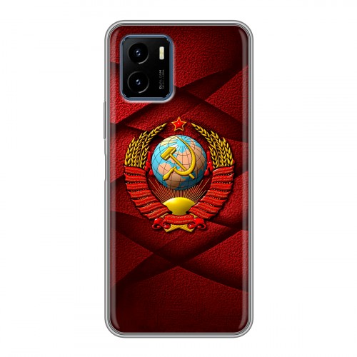 Дизайнерский силиконовый чехол для Vivo Y15s Герб СССР