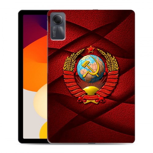 Дизайнерский силиконовый чехол для Xiaomi RedMi Pad SE Герб СССР