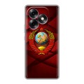 Дизайнерский силиконовый чехол для Itel S23 Plus Герб СССР